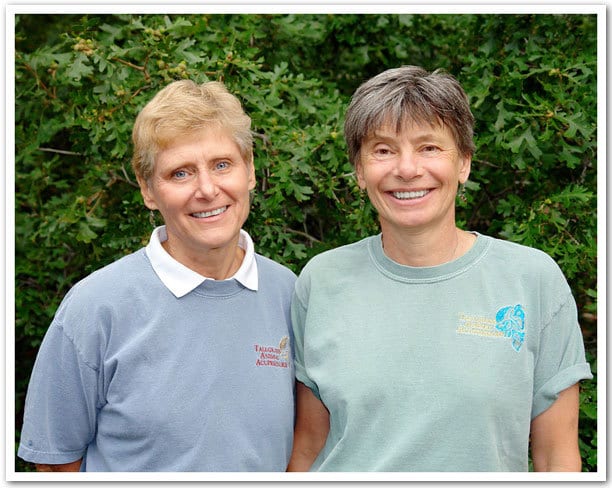 Amy and Nancy, Tallgrass Animal Acupressure Institute