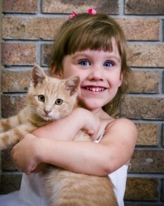 Girl-and-cat