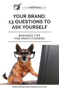 13 Questions To Ask Yourself About Your Business And Brand Animal Wellness Guide